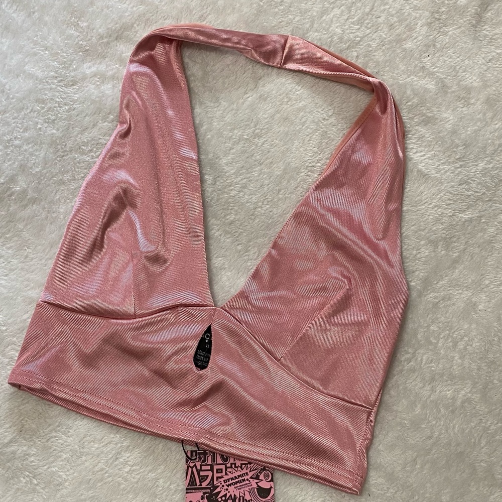 NGOrder Satin Halter Top - Picture 2 of 9